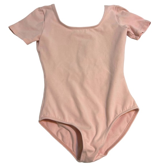 Bloch girls pink leotard size 6-7 - Picture 1 of 6